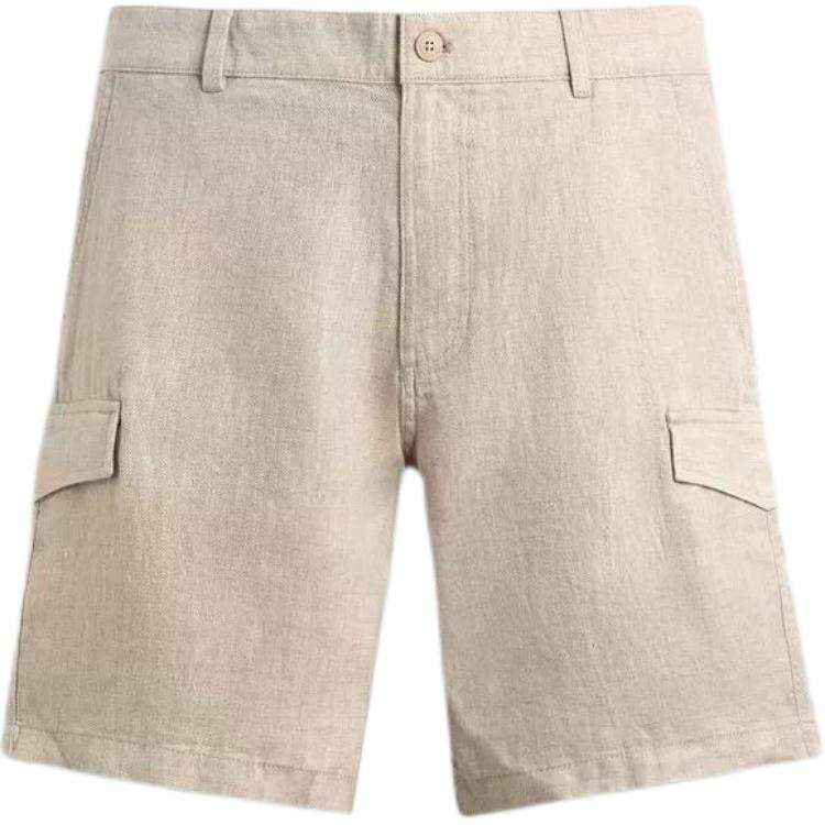 ZARA Casual Shorts Men's Beige Moderate