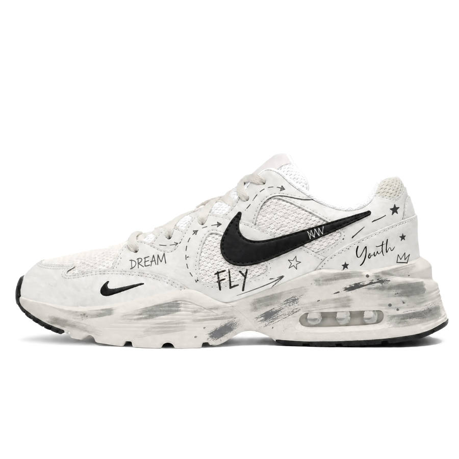 Nike Nike Air Max Fusion Running Shoes Men's Low Top Beige/Black