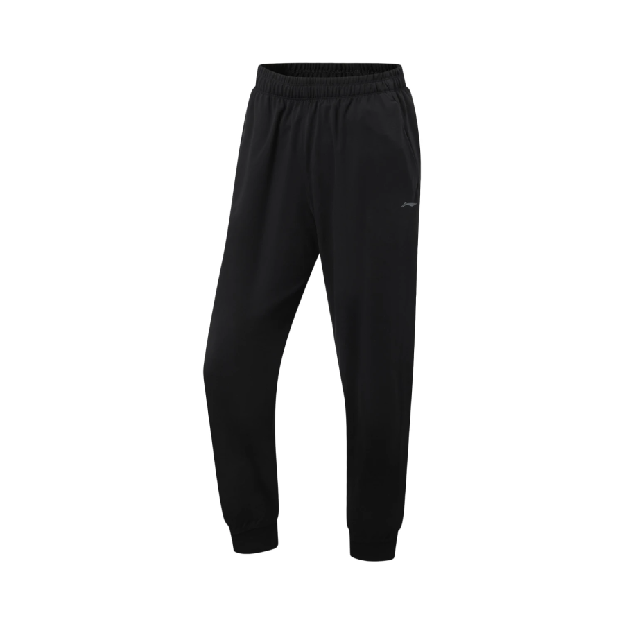 Li-Ning Li Ning Fitness Series Knitted Sweatpants Women's Black Moderate Cuffed Pants