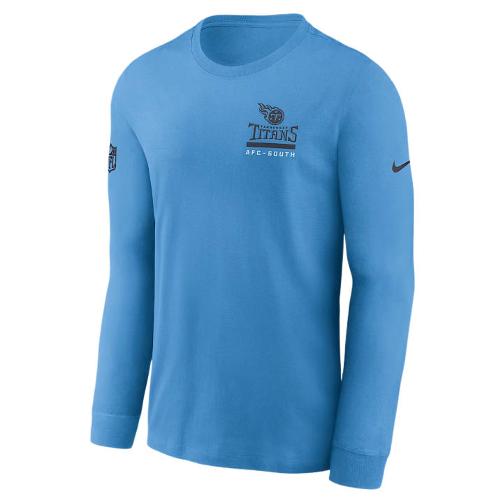 Nike Nike T Shirts Men's Blue Crew Neck Moderate