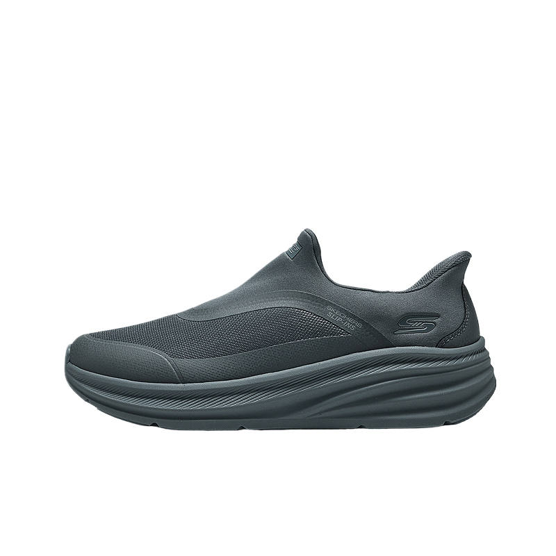 Skechers BOB'S MENS Walking Shoes Men's Low Top Charcoal Gray