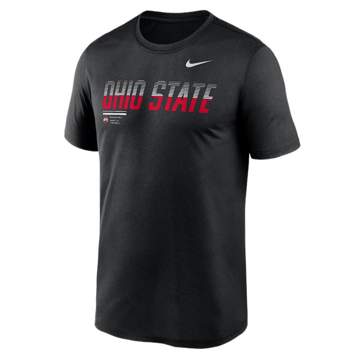 Nike Nike Dri Fit College T Shirts Men's Black Crew Neck