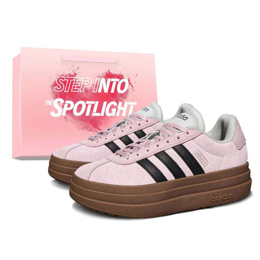 Adidas Adidas VL Court Bold German Army Trainers Women's Low Top Black Pink