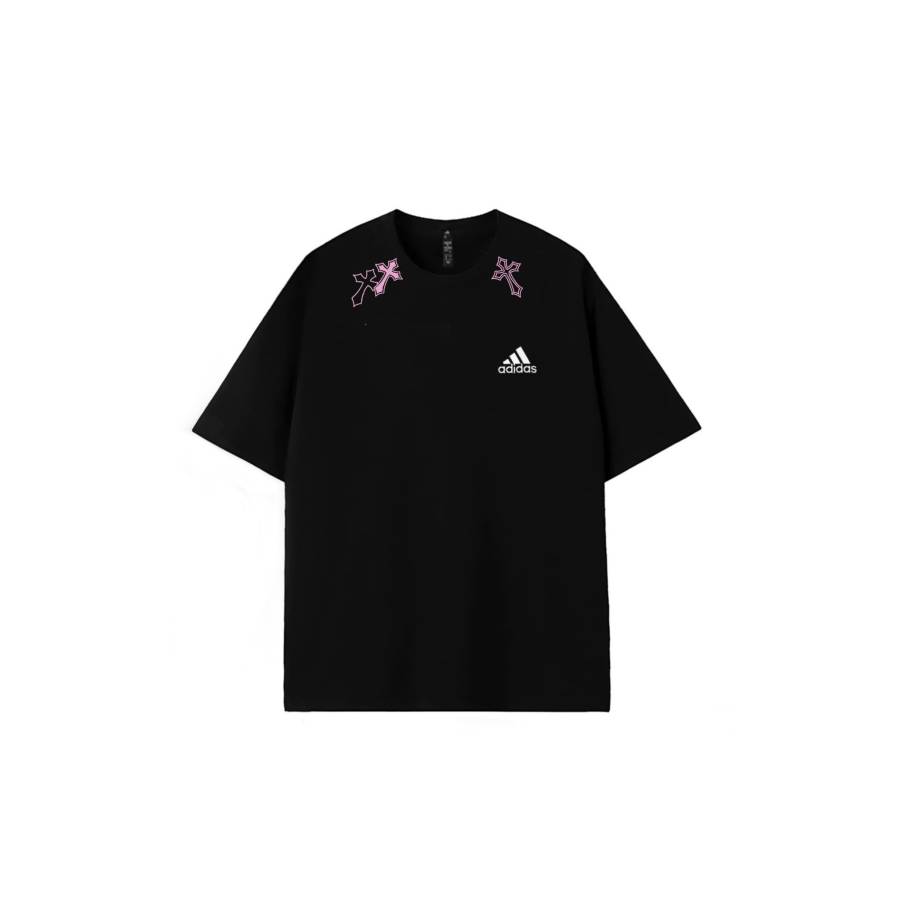 Adidas Adidas MUST HAVES T Shirts Unisex Black Crew Neck Thin Straight Fit