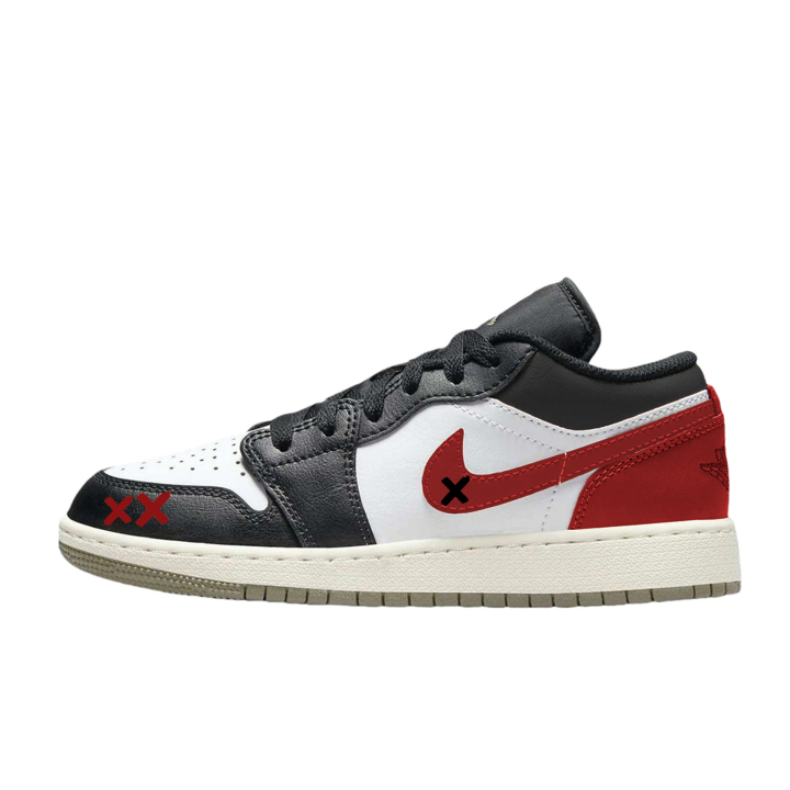 Jordan Jordan Air Jordan 1 Basketball Shoes Unisex Low Top Red