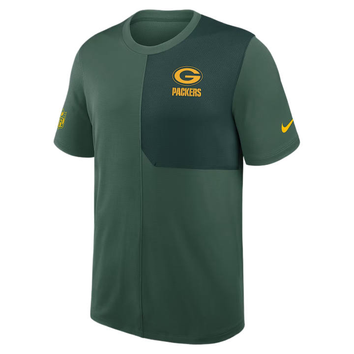 Nike Nike Dri Fit T Shirts Men's Green Crew Neck Moderate