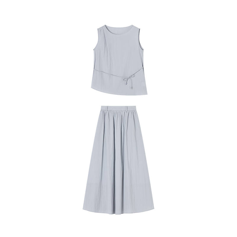 XIANGYING Casual Suits Women's Crew Neck Moderate