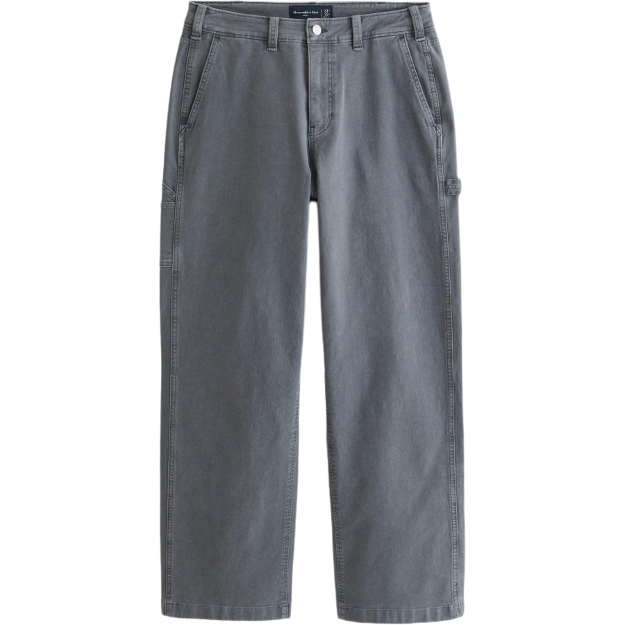 Abercrombie&Fitch Jeans Men's Gray Moderate Straight Fit Pants