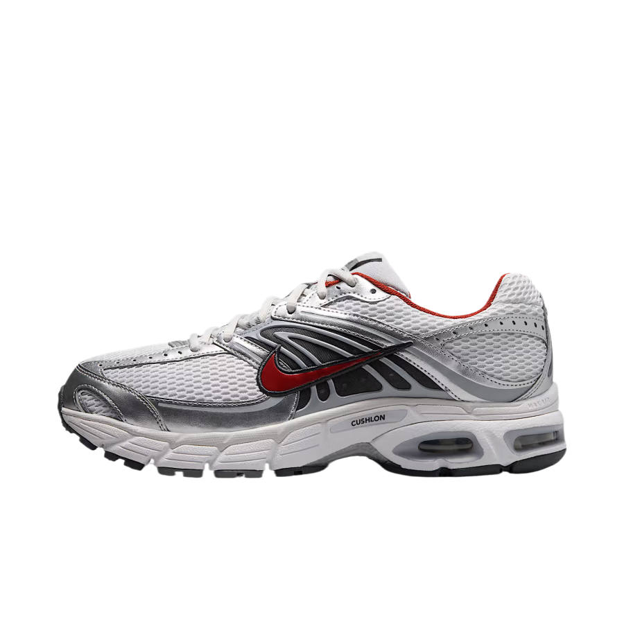 Nike Nike Air Max Moto 2K Running Shoes Men's Low Top Photon Gray/Wolf Gray/Peak White/Sand Dune Red