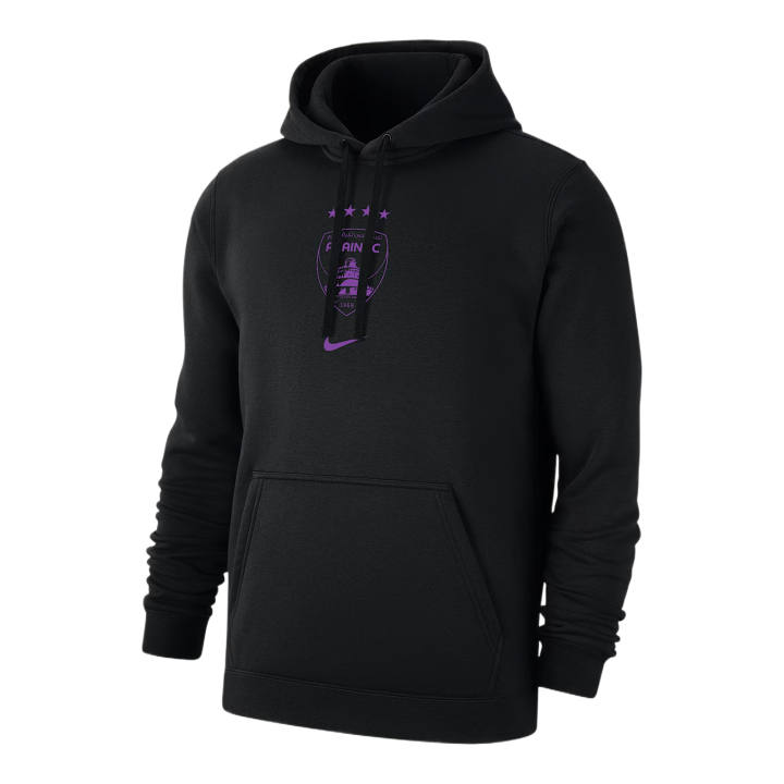 Nike Nike Sweatshirts Men's Black Hooded Non Detachable Moderate