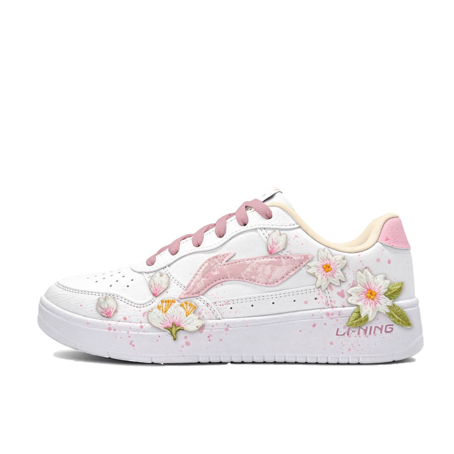 Li-Ning Li Ning Floating Boat Skateboard Shoes Women's Low Top Red