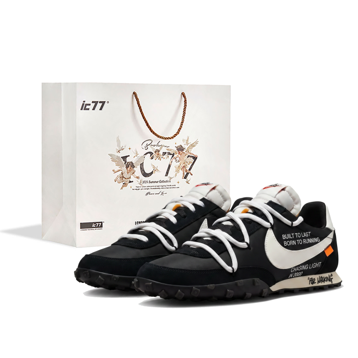 Nike Nike Waffle Racer Casual Shoes Unisex Low Top Black