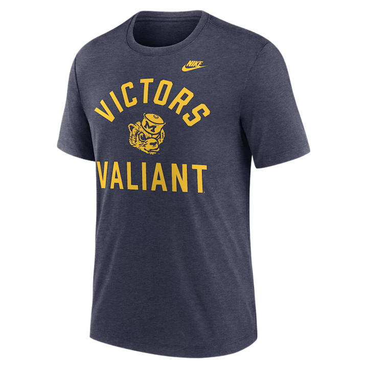 Nike Nike College T Shirts Men's Marine Crew Neck