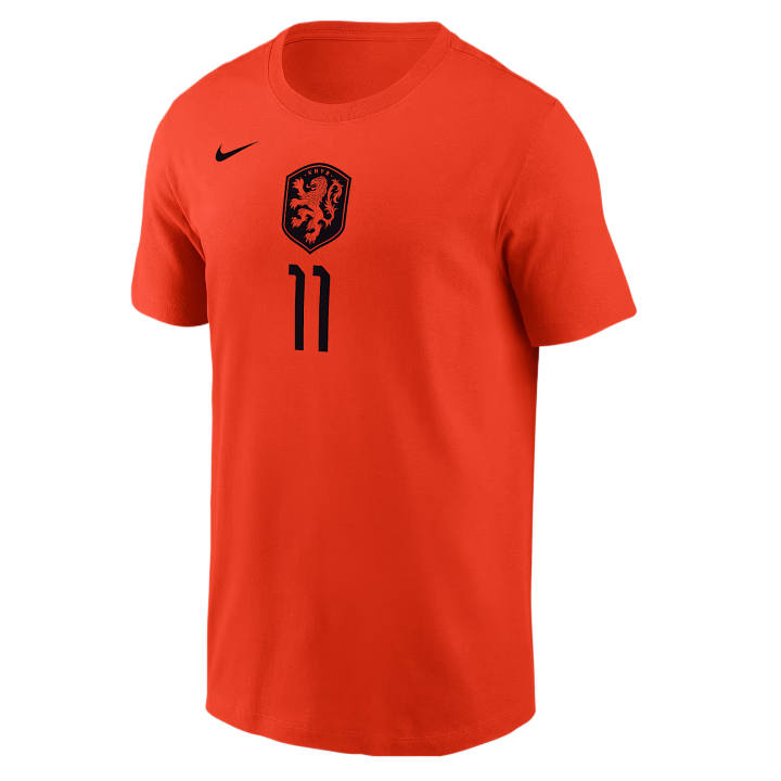 Nike Nike T Shirts Men's Orange Team Crew Neck Moderate