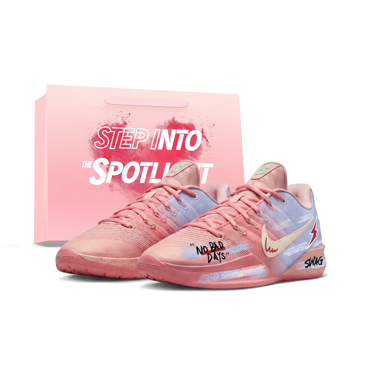 Nike Nike Sabrina 3 Basketball Shoes Unisex Low Top Pink/Blue/Red/Beige