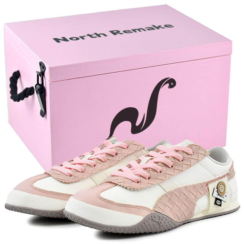 PUMA Bella UT Casual Shoes Women's Low Top Beige, Pink