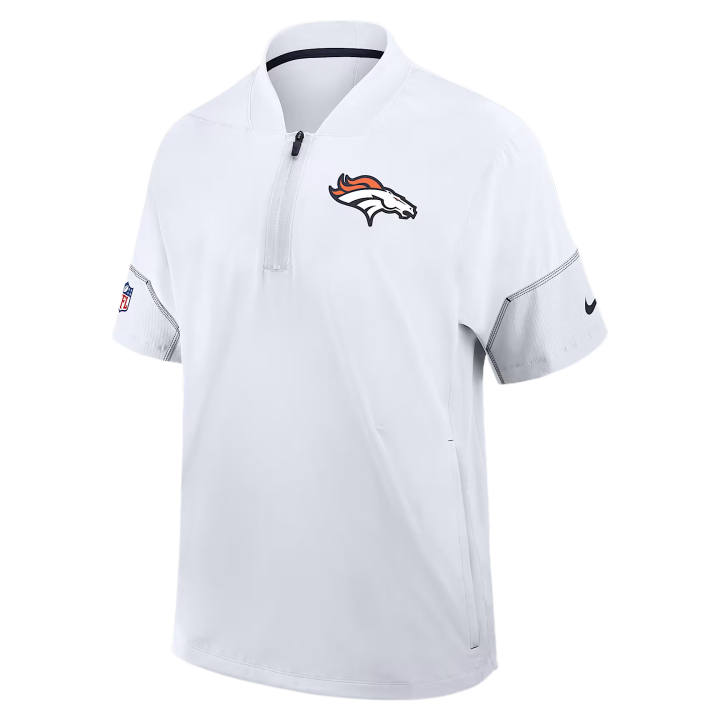 Nike Nike Jackets Men's White Baseball Collar Moderate Straight Fit