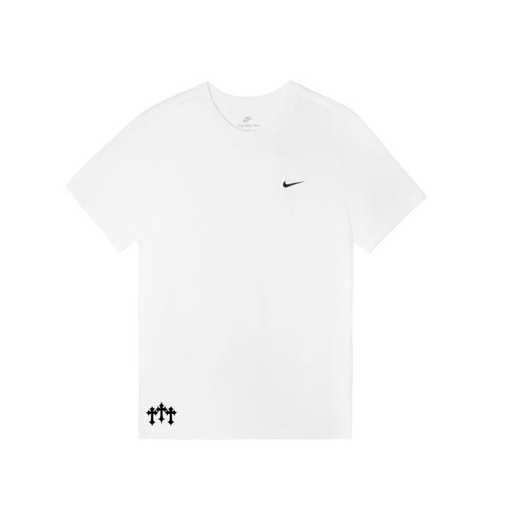 Nike Nike Sportswear T Shirts Men's White Crew Neck Moderate Straight Fit