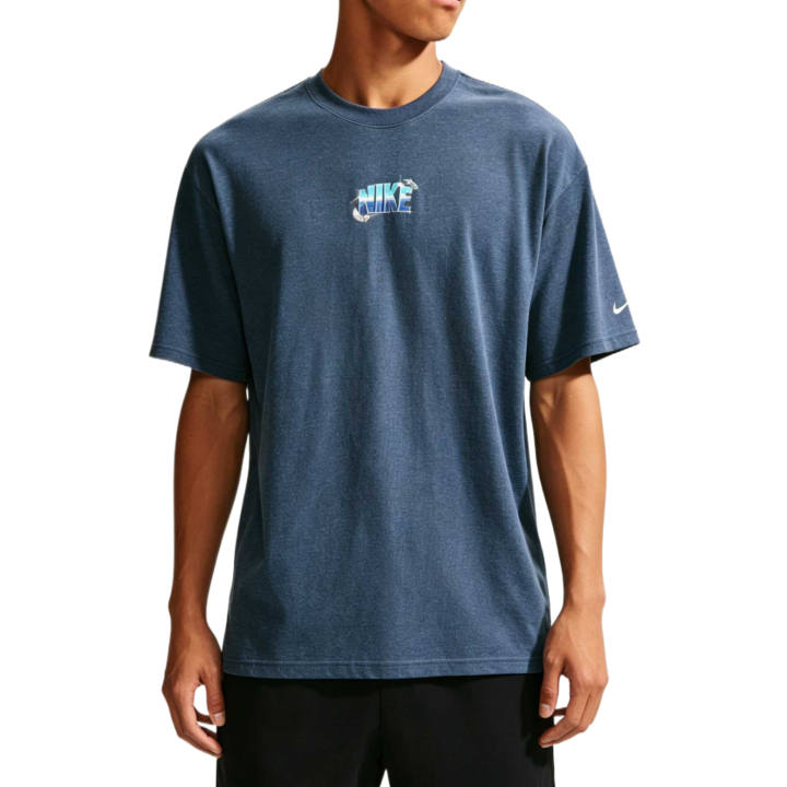 Nike Nike Sportswear T Shirts Men's Midnight Blue Crew Neck