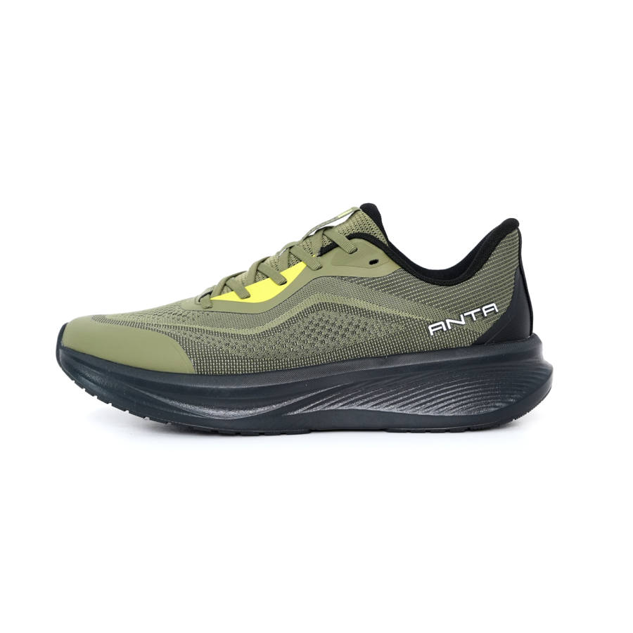 ANTA ANTA Running Shoes Men's Low Top Forest Green/Basic Black