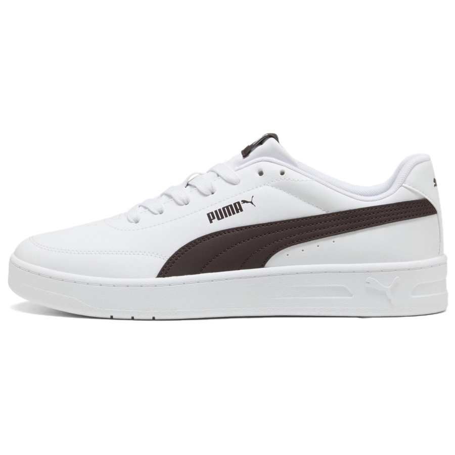 PUMA Court Classic Skateboard Shoes Unisex Low Top Black White