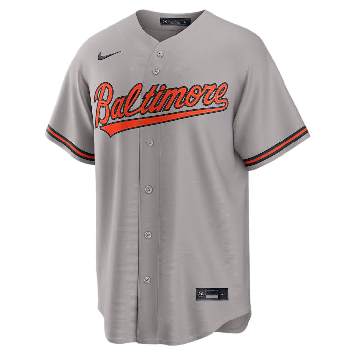 Nike Nike X MLB Baseball Jerseys Men's Gray Moderate