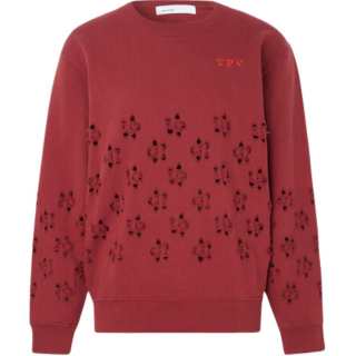 TOGA VIRILIS Sweatshirts Women's Red Crew Neck Moderate Straight Fit
