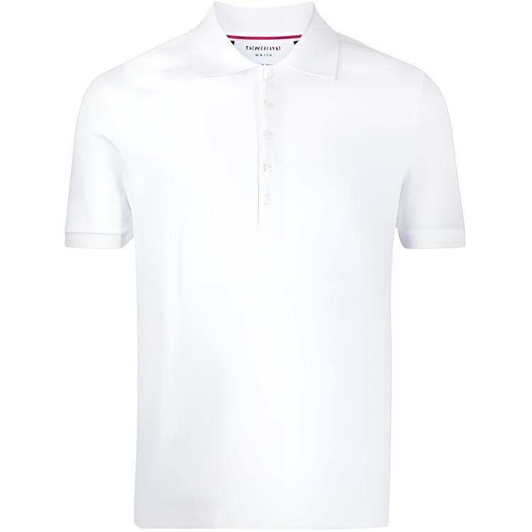 THOM BROWNE Thom Browne 4-Bar piqué polo shirt