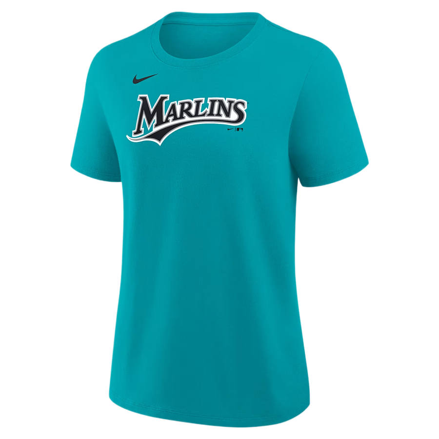 Nike Nike X MLB T Shirts Women's Aqua Blue Crew Neck Moderate