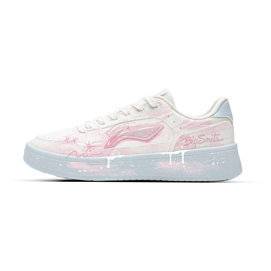 Li-Ning Li Ning Sycee Skateboard Shoes Women's Low Top White Pink