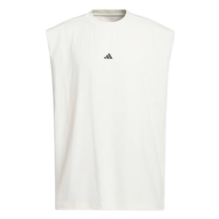 Adidas Adidas T Shirts Men's Ecru Crew Neck Moderate