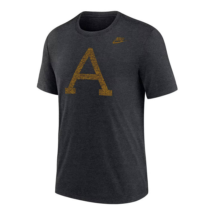 Nike Nike College T Shirts Men's Black Crew Neck Moderate