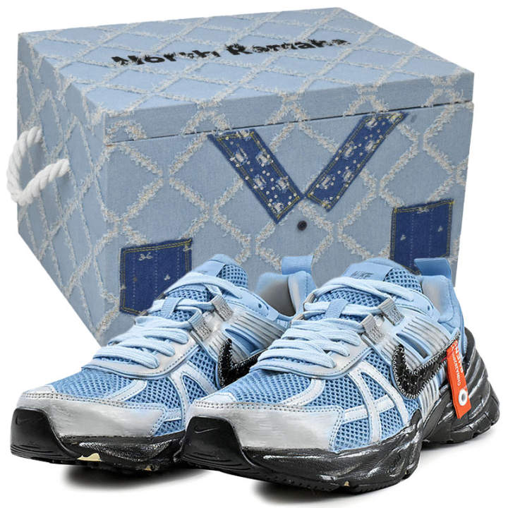 Nike Nike V2K Run Running Shoes Men's Low Top Blue