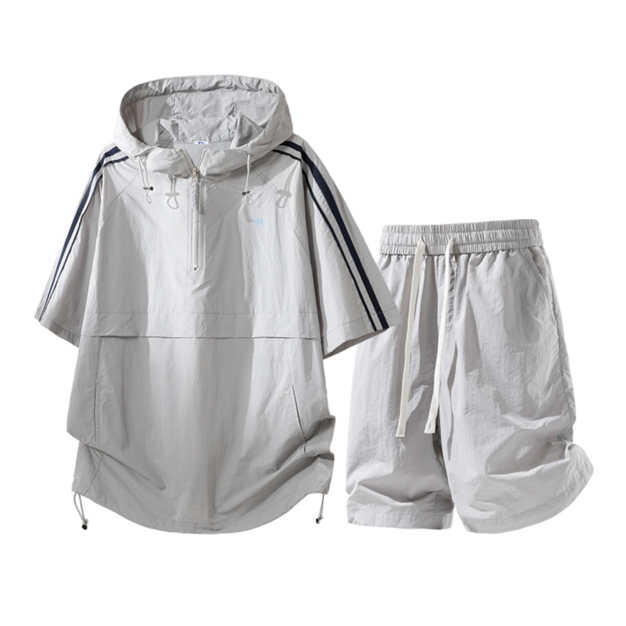 WARRIOR Casual Sportswear Unisex Hooded Non Detachable Thin