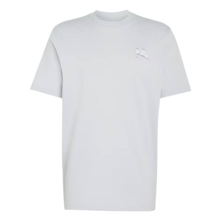 Adidas Adidas T Shirts Men's Light Pure Gray Crew Neck Moderate