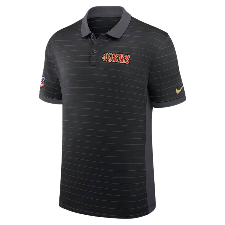 Nike Nike Polo Shirts Men's Black Polo Collar Moderate