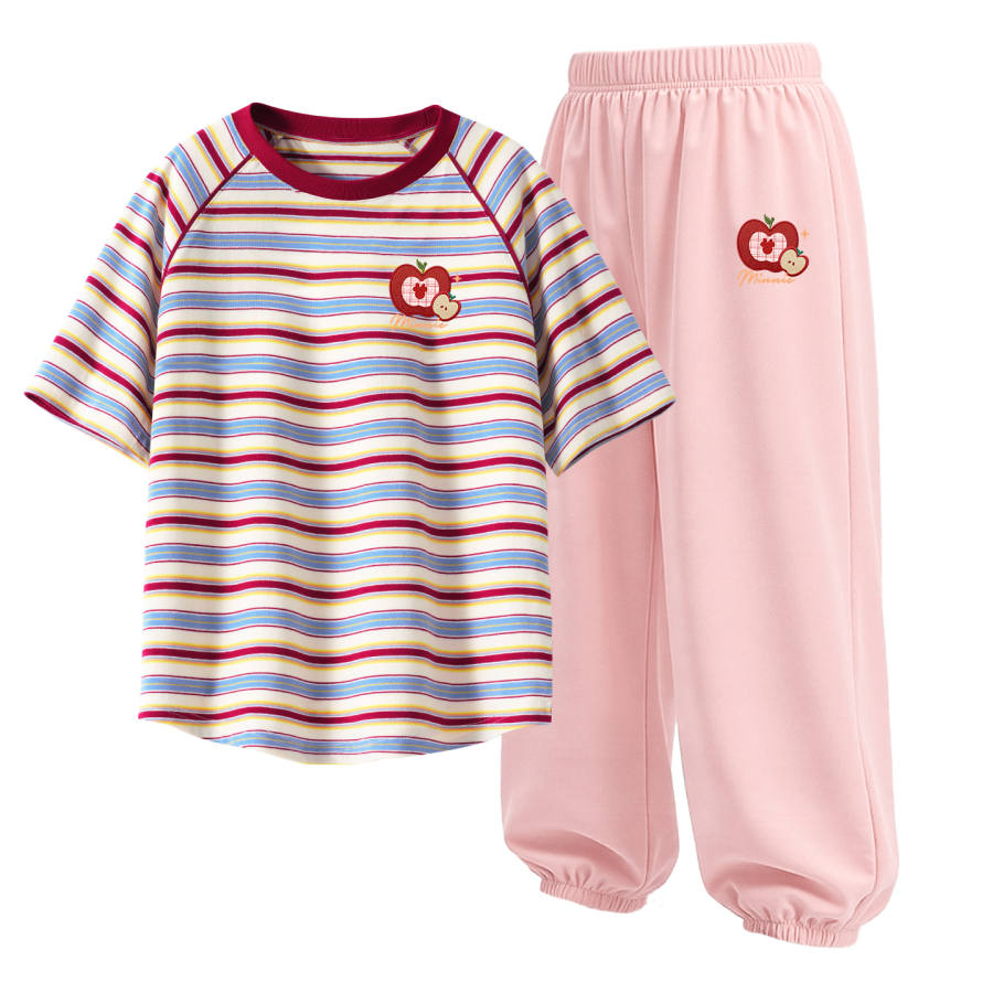Disney Kids Casual Sportswear Crew Neck Thin Stretch Breathable