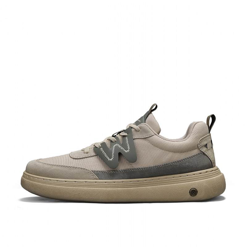 WARRIOR WARRIOR Skateboard Shoes Men's Low Top Beige/Green