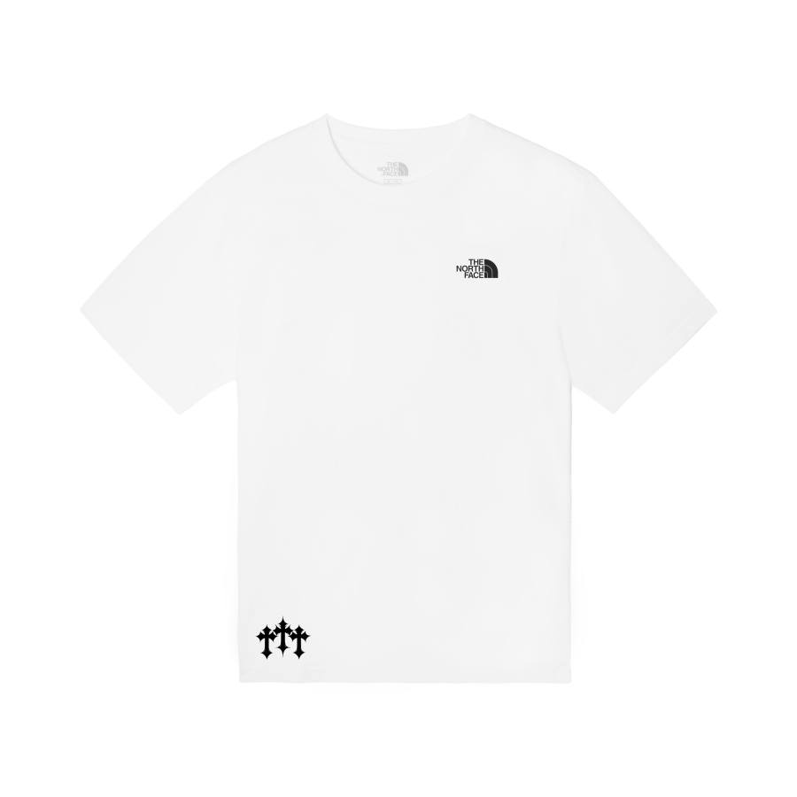 THE NORTH FACE T Shirts Men's White Crew Neck Moderate