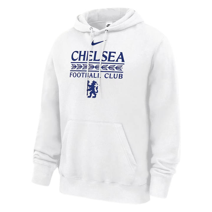 Nike Nike Club Sweatshirts Men's White Hooded Non Detachable Moderate