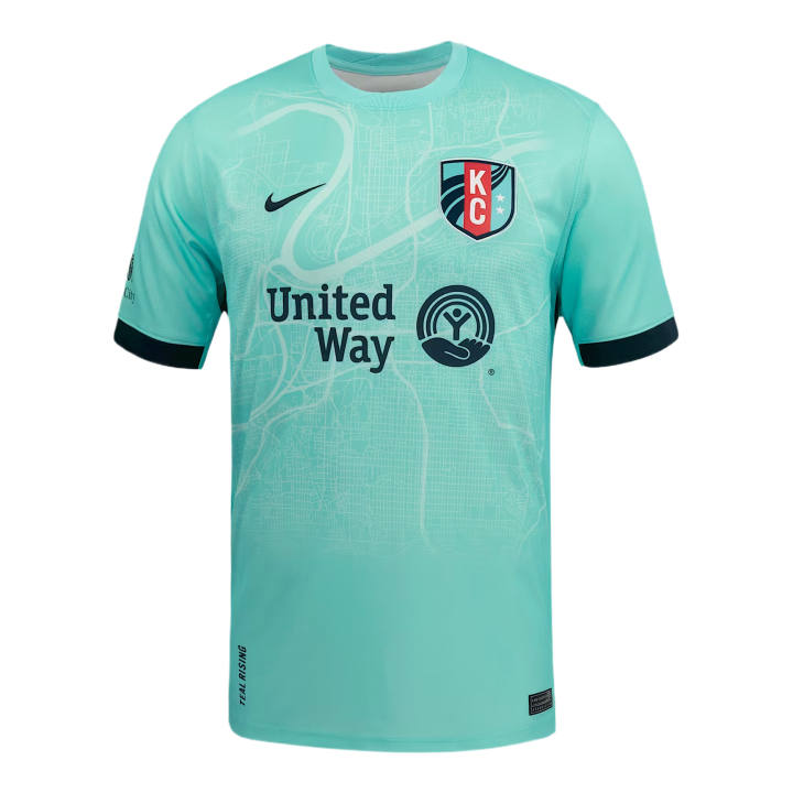 Nike Nike Dri Fit Soccer Jerseys Men's Super Turquoises Crew Neck