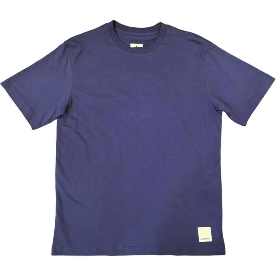 EMPORIO ARMANI T Shirts Men's Blue Crew Neck Moderate