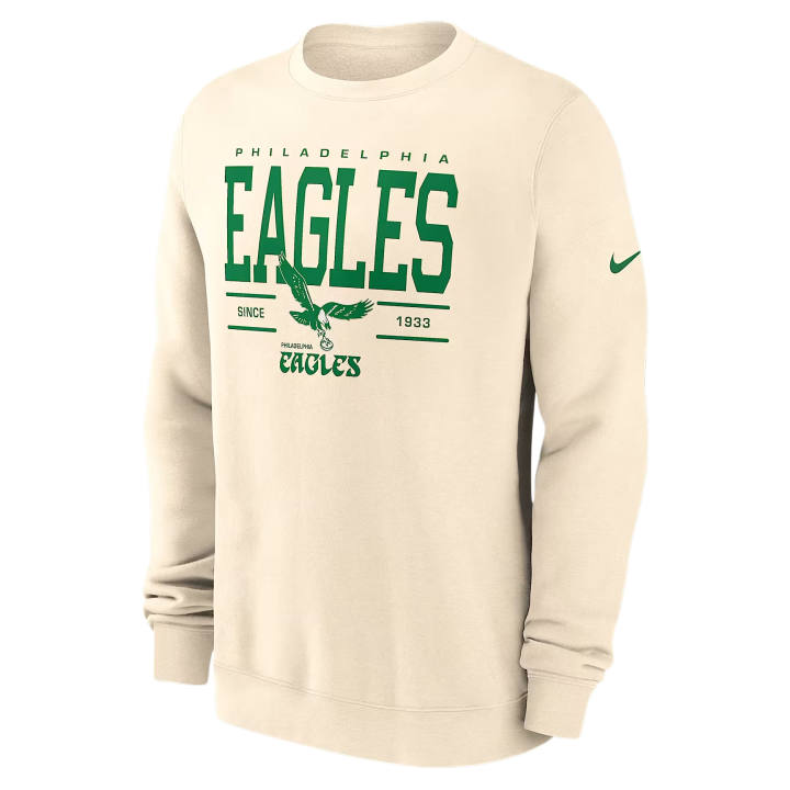 Nike Nike NFL Sweatshirts Men's Natural Crew Neck Moderate
