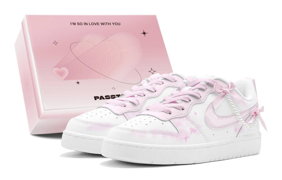 Nike Nike Court Borough Skateboard Shoes Women's Low Top White