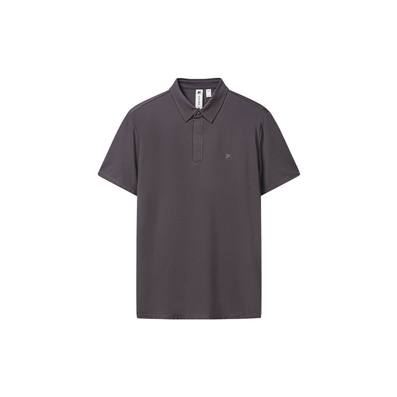 FILA F.C. Polo Shirts Men's Dark Purple Red Polo Collar Moderate Other