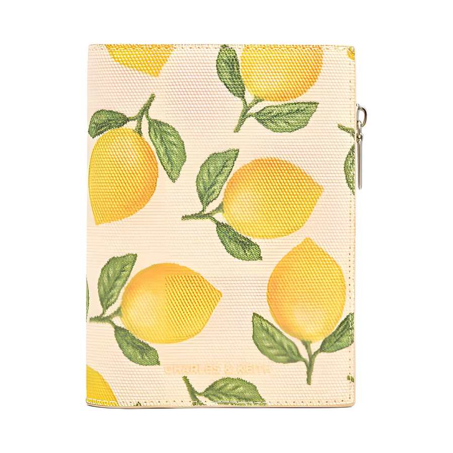 CHARLES&KEITH Wallets Cream Yellow With Green Accents