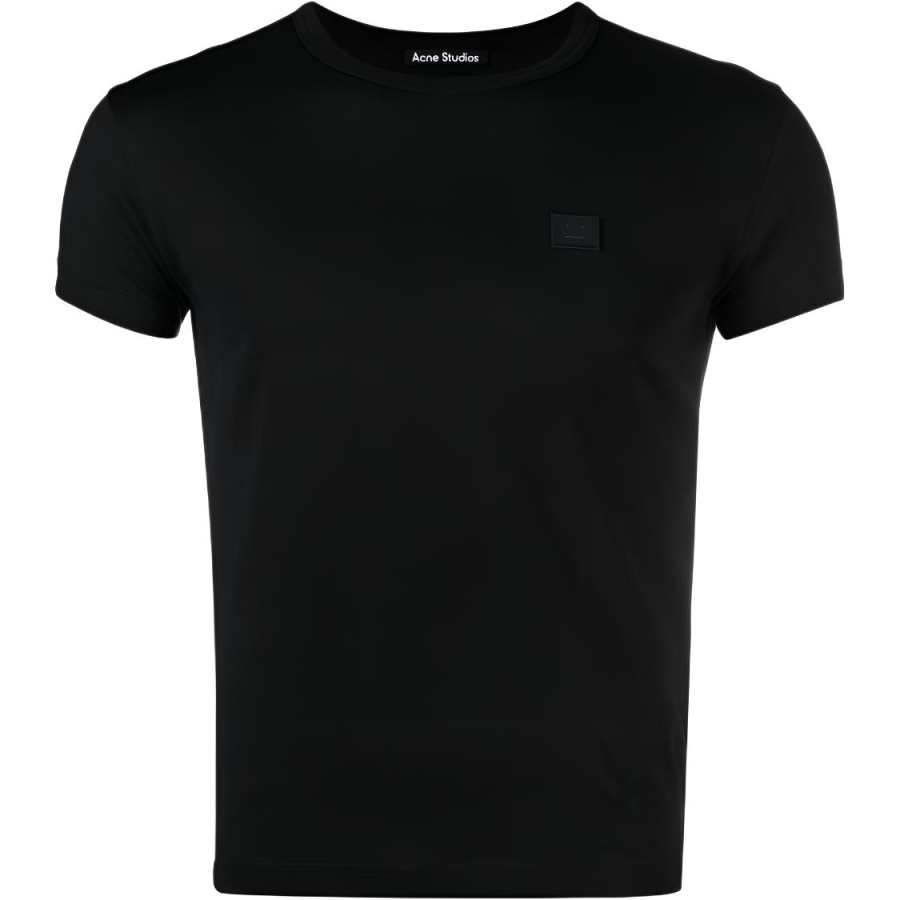 Acne Studios Acne Studios T Shirts Men's Black Crew Neck Moderate
