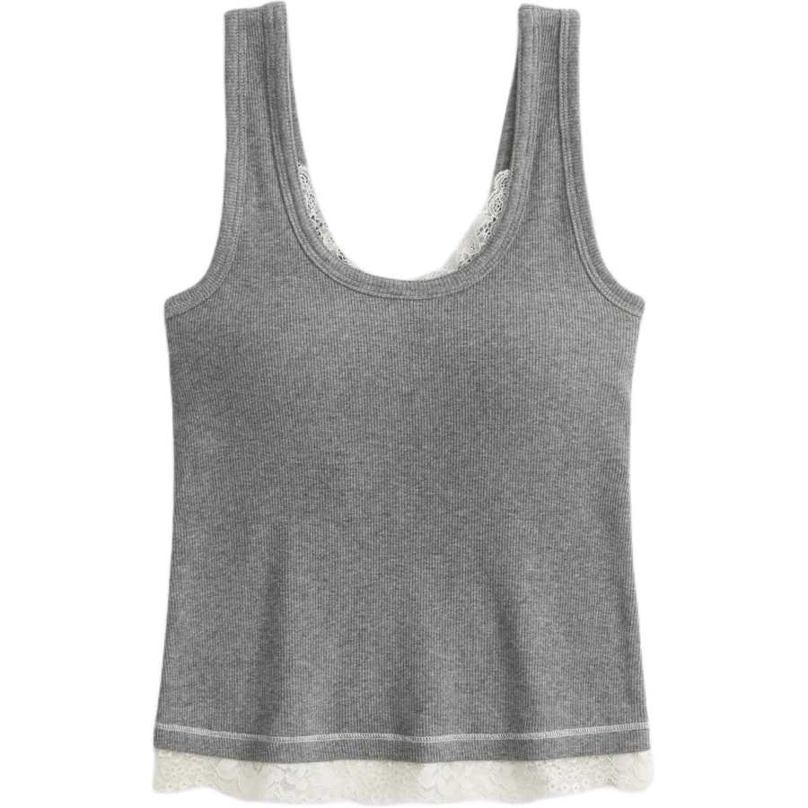 Abercrombie&Fitch Tank Tops Women's Gray Other