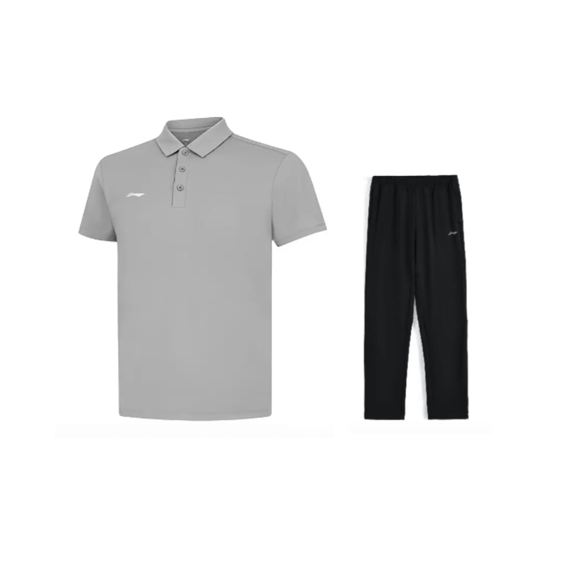 Li-Ning Li Ning Casual Sportswear Men's Polo Collar Moderate