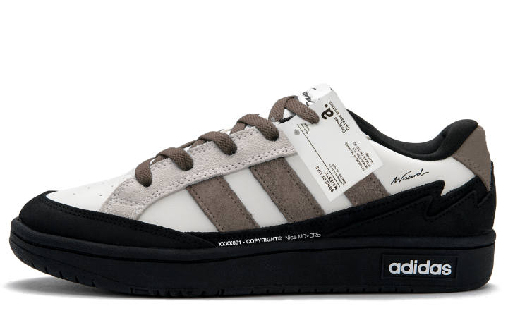 Adidas Adidas WCARD ADV Skateboard Shoes Unisex Low Top Black/White/Green